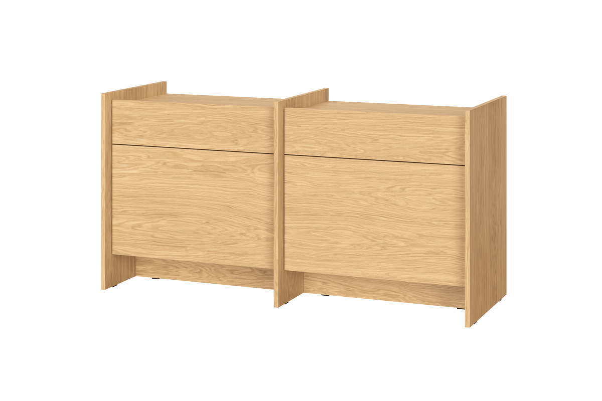 Hido - Buffet - Placage Chêne - Oak
