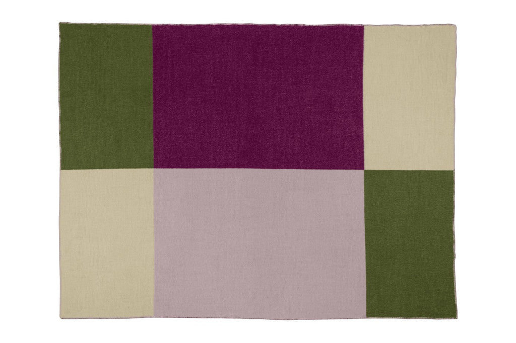 Hilu Blanket - Purple, Lilac & Green