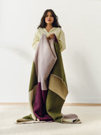 Hilu Blanket - Purple, Lilac & Green
