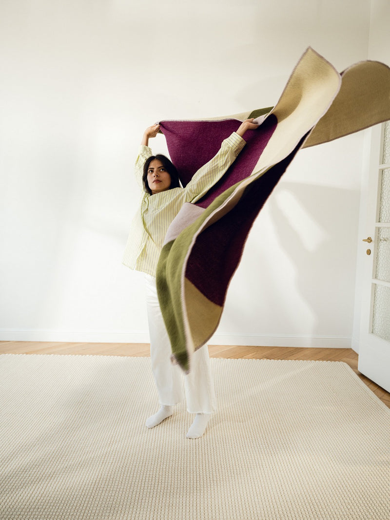 Couverture Hilu - Purple‚ Lilac & Green