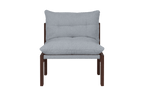 Huno - Sillón Lounge - Cocoa Brown & Baby Blue Bouclé