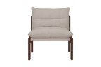Huno - Sillón Lounge - Cocoa Brown & Desert Beige Bouclé