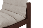 Huno - Sillón Lounge - Cocoa Brown & Desert Beige Bouclé