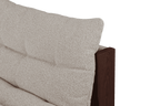 Huno - Sillón Lounge - Cocoa Brown & Desert Beige Bouclé
