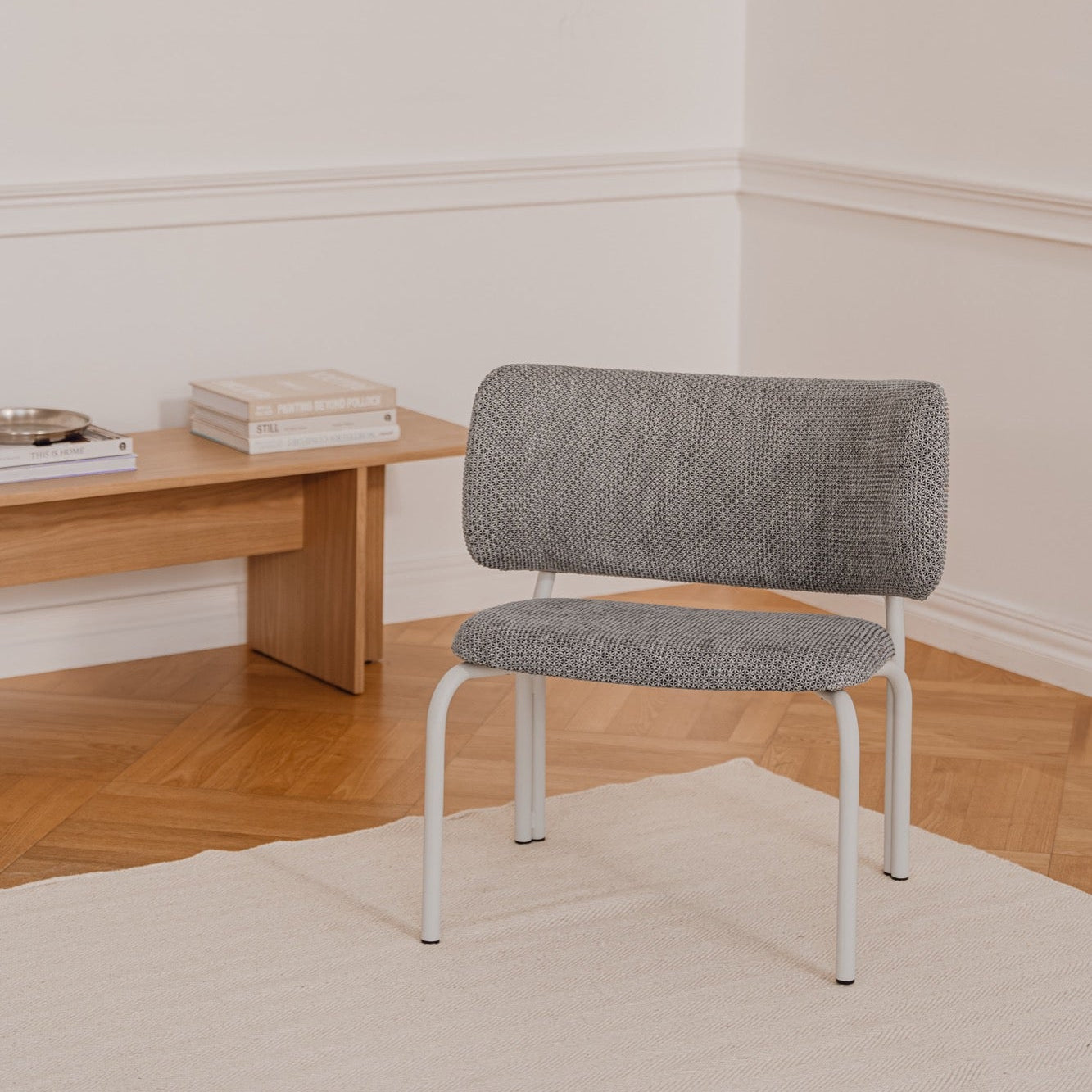 Kei Armchair - Black & Gray Melange