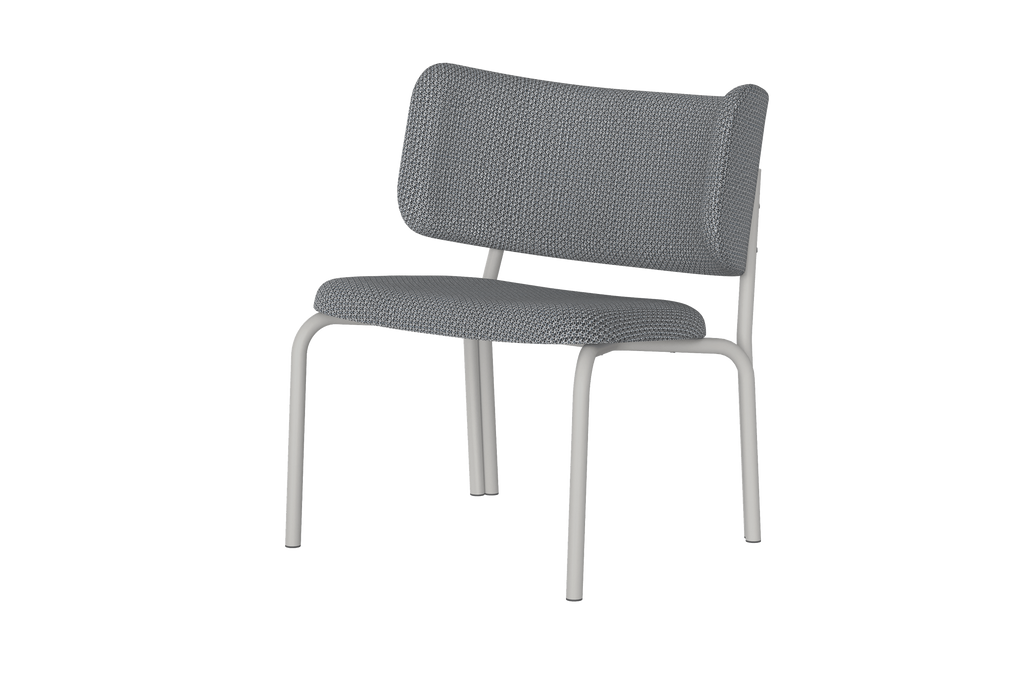 Kei Armchair - Black & Gray Melange