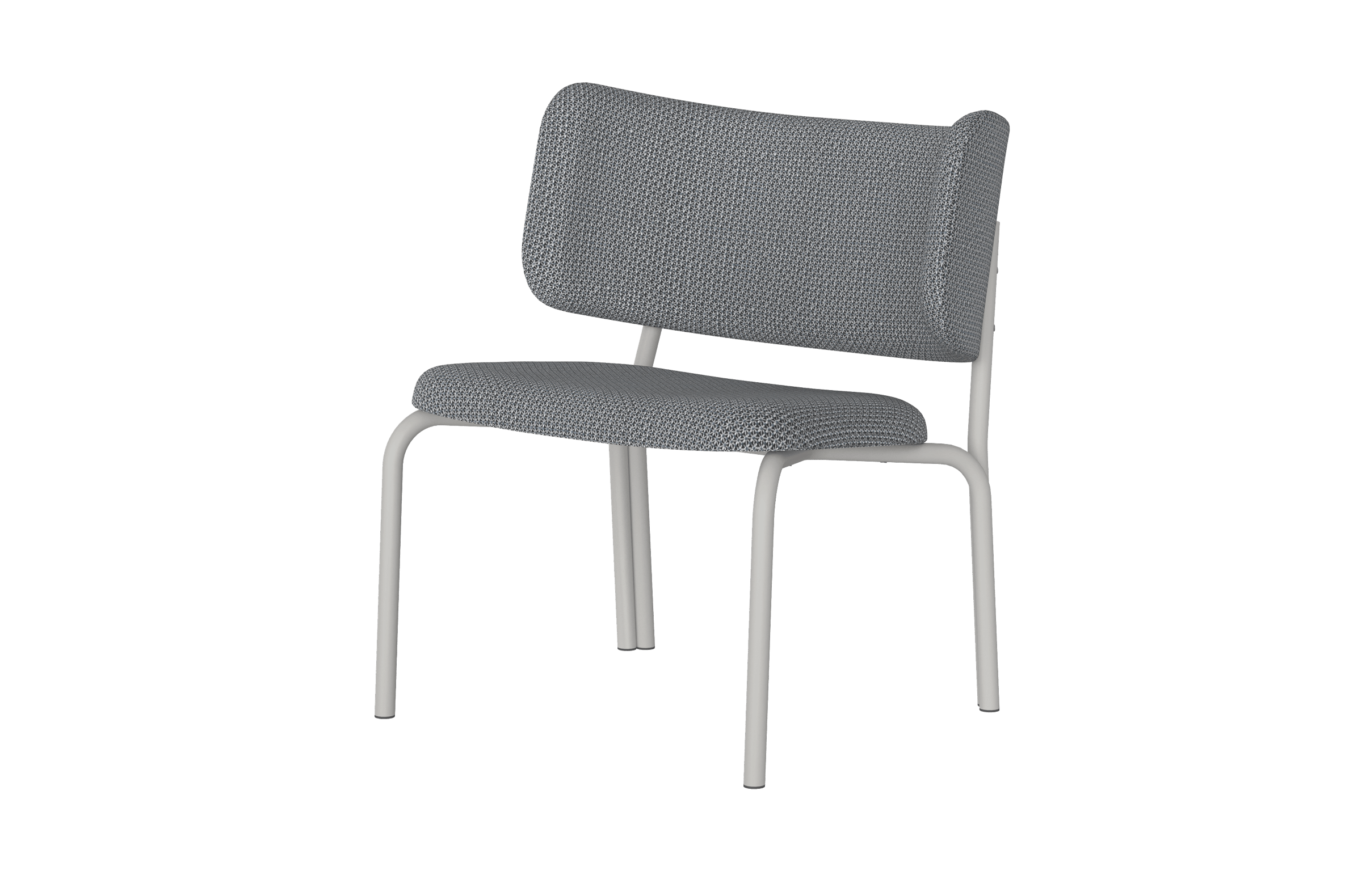 Kei Armchair - Black & Gray Melange