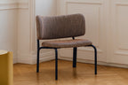 Kei Armchair - Brown & Blue Mélange