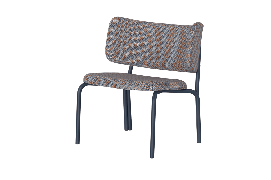 Kei Armchair - Brown & Blue Mélange