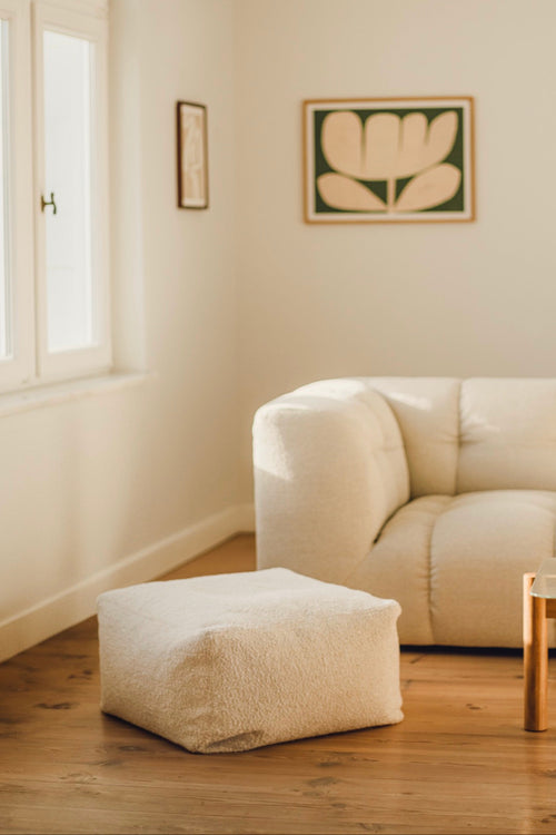 Pouf Keno - Cloud Beige Boucle