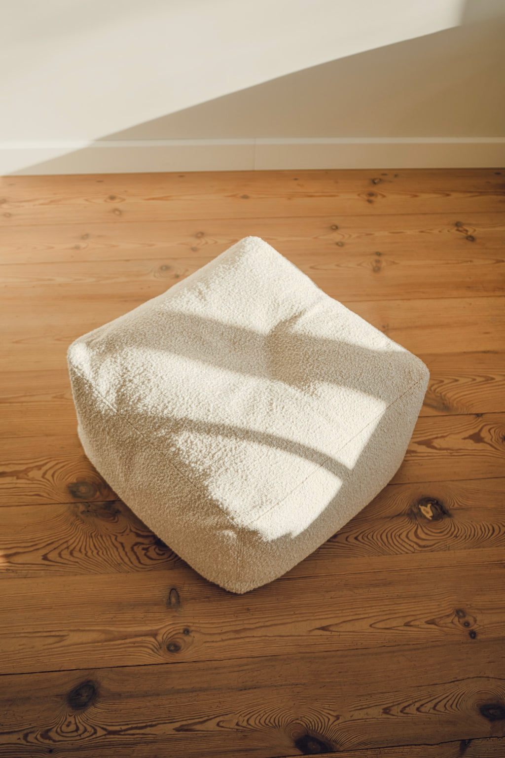 Puf Keno - Nube Beige Boucle