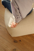 Puf Keno - Nube Beige Boucle