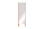 Lun Mirror - Orange Peel & Pale Violet
