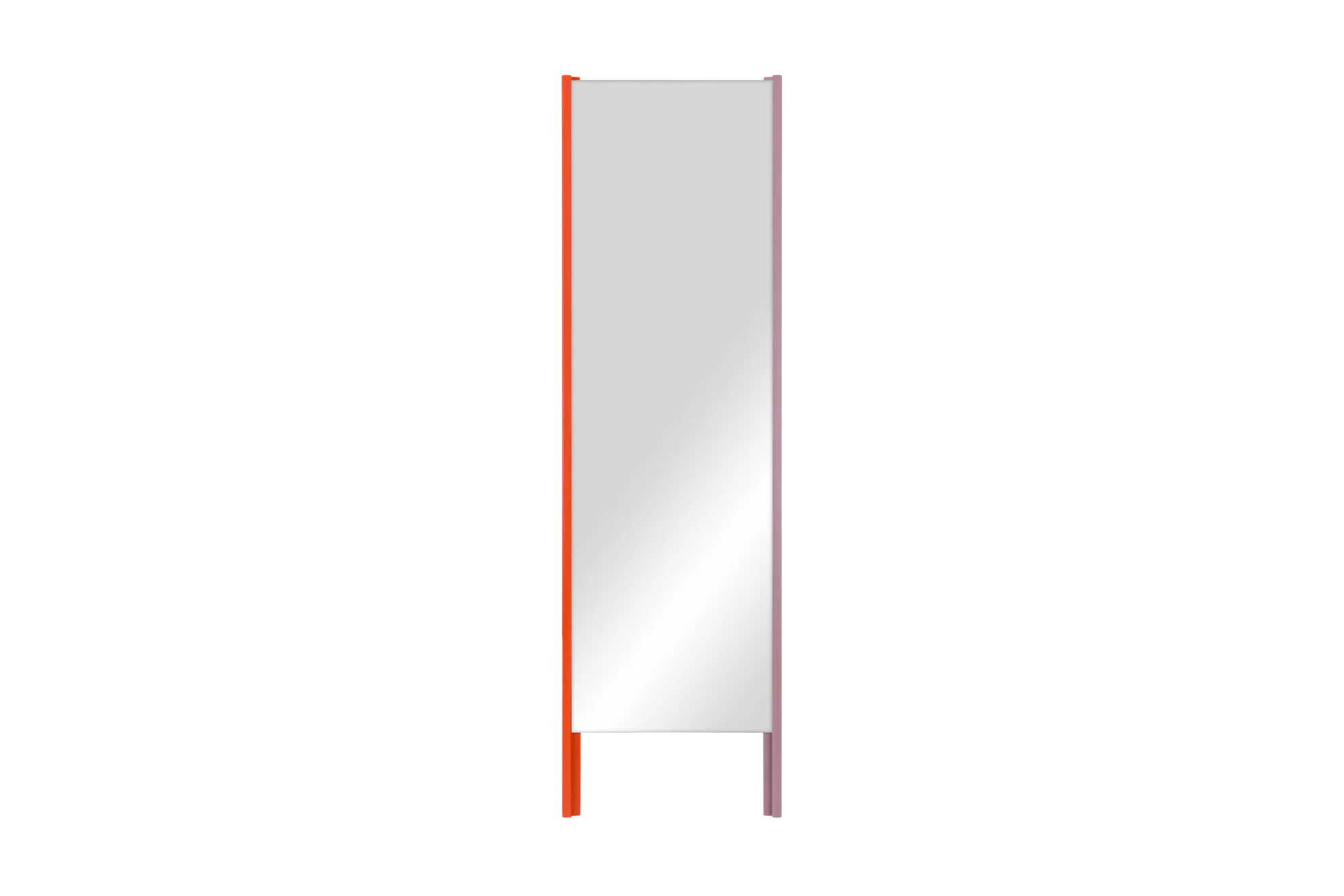 Lun Mirror - Orange Peel & Pale Violet