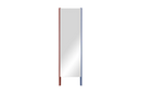 Mon Mirror - Auburn Red & Frosty Blue
