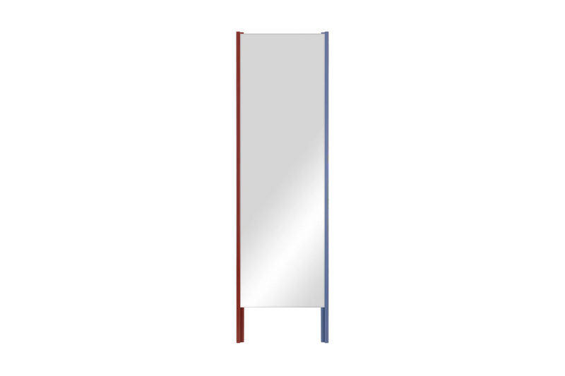 Mon Mirror - Auburn Red & Frosty Blue