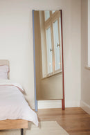 Mon Mirror - Auburn Red & Frosty Blue