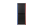 Lun Wall Mirror - Auburn Red & Frosty Blue