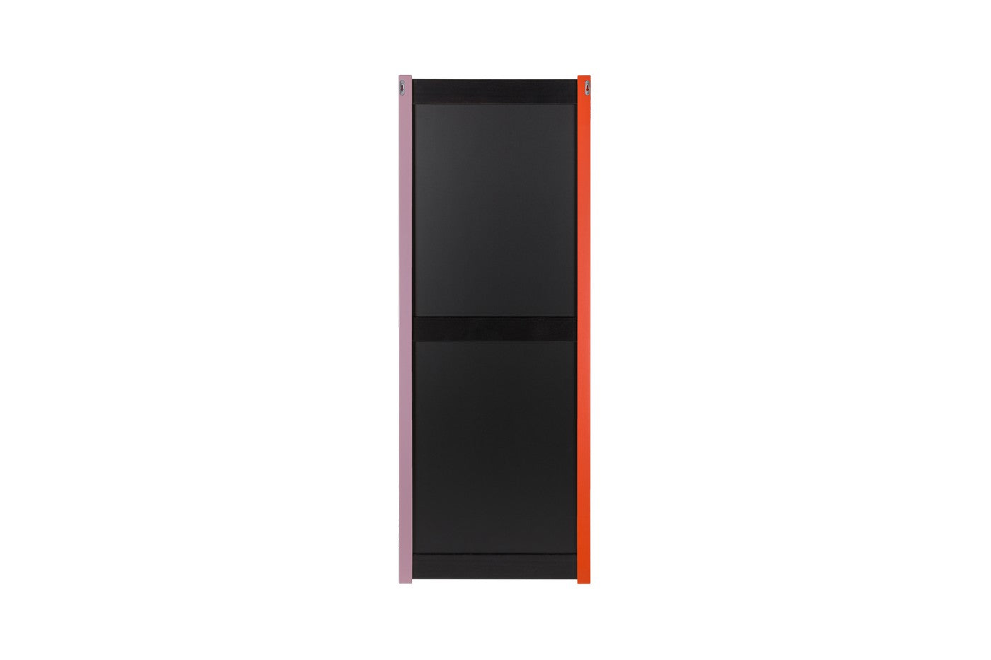 Lun Wall Mirror - Orange Peel & Pale Violet