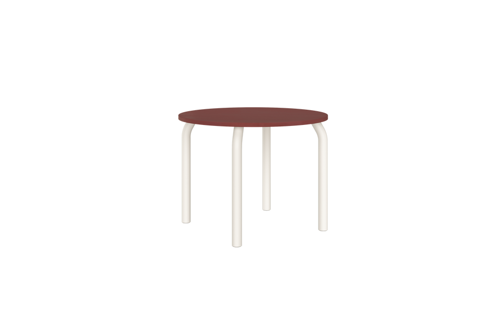 Table Meko - Petit - Auburn Red Top/Piazza Beige Legs