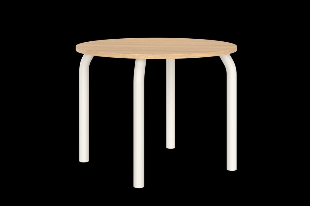 Mesa Meko - Pequeña - Tapa de roble/Patas beige Piazza