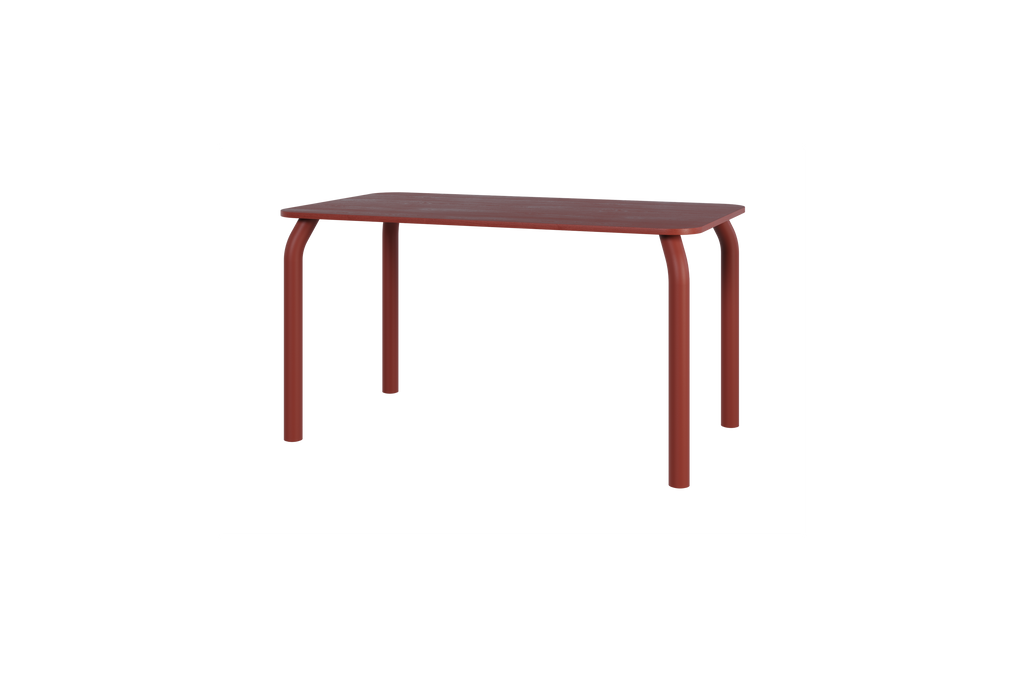 Table Meko - Grand - Auburn Red Top & Legs