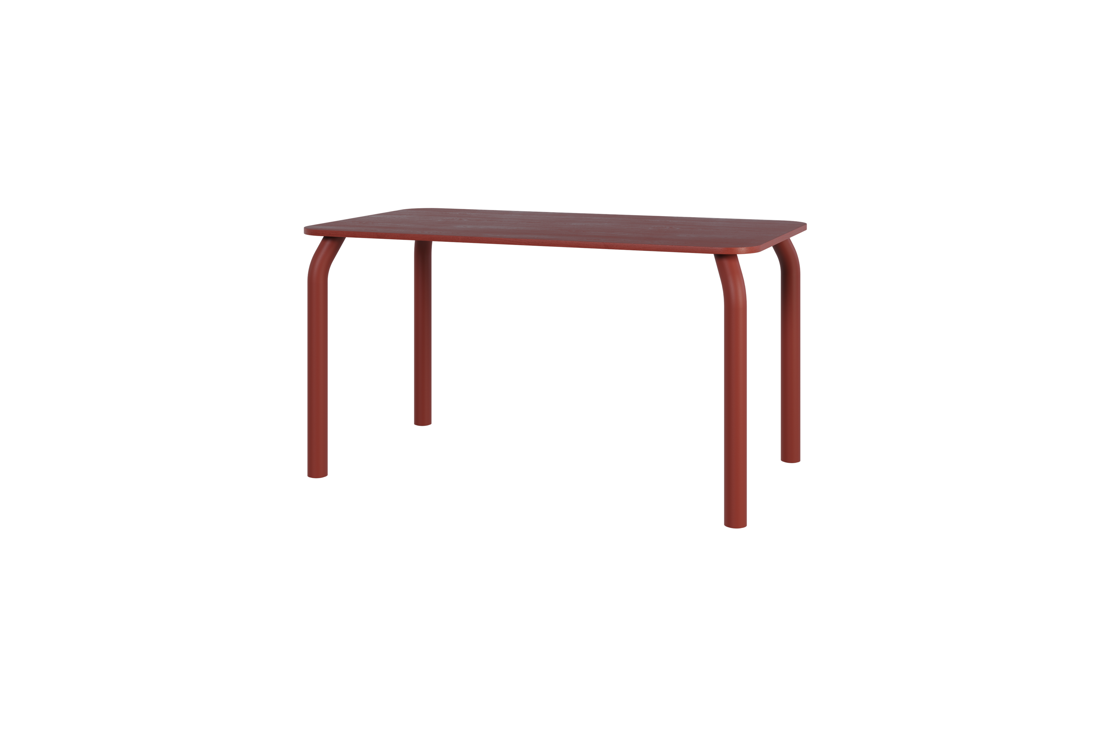 Table Meko - Grand - Auburn Red Top & Legs