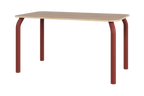 Table Meko - Grand - Oak Top/Auburn Red Legs