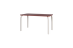 Meko Table - Large - Auburn Red Top/Piazza Beige Legs