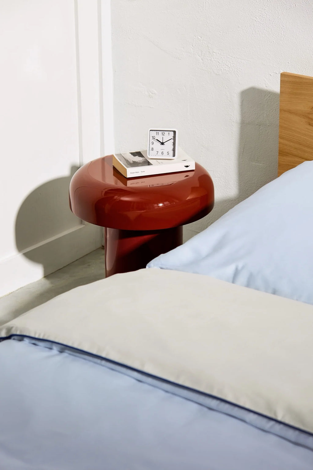 Miko Side Table - Auburn Red