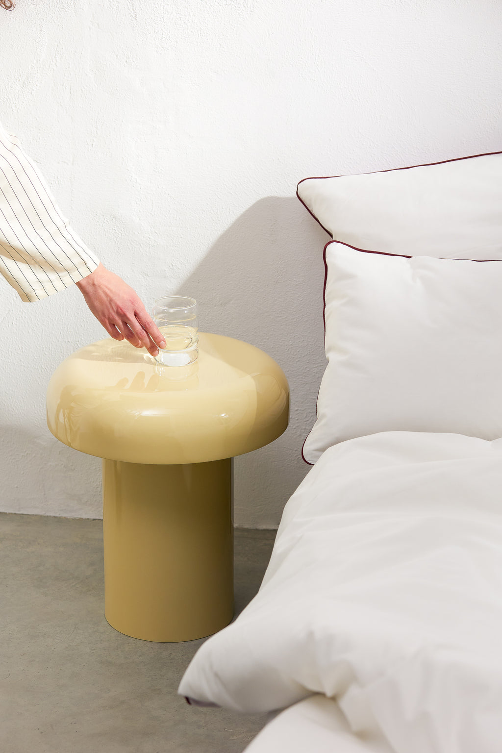 Miko Side Table - Butter Yellow