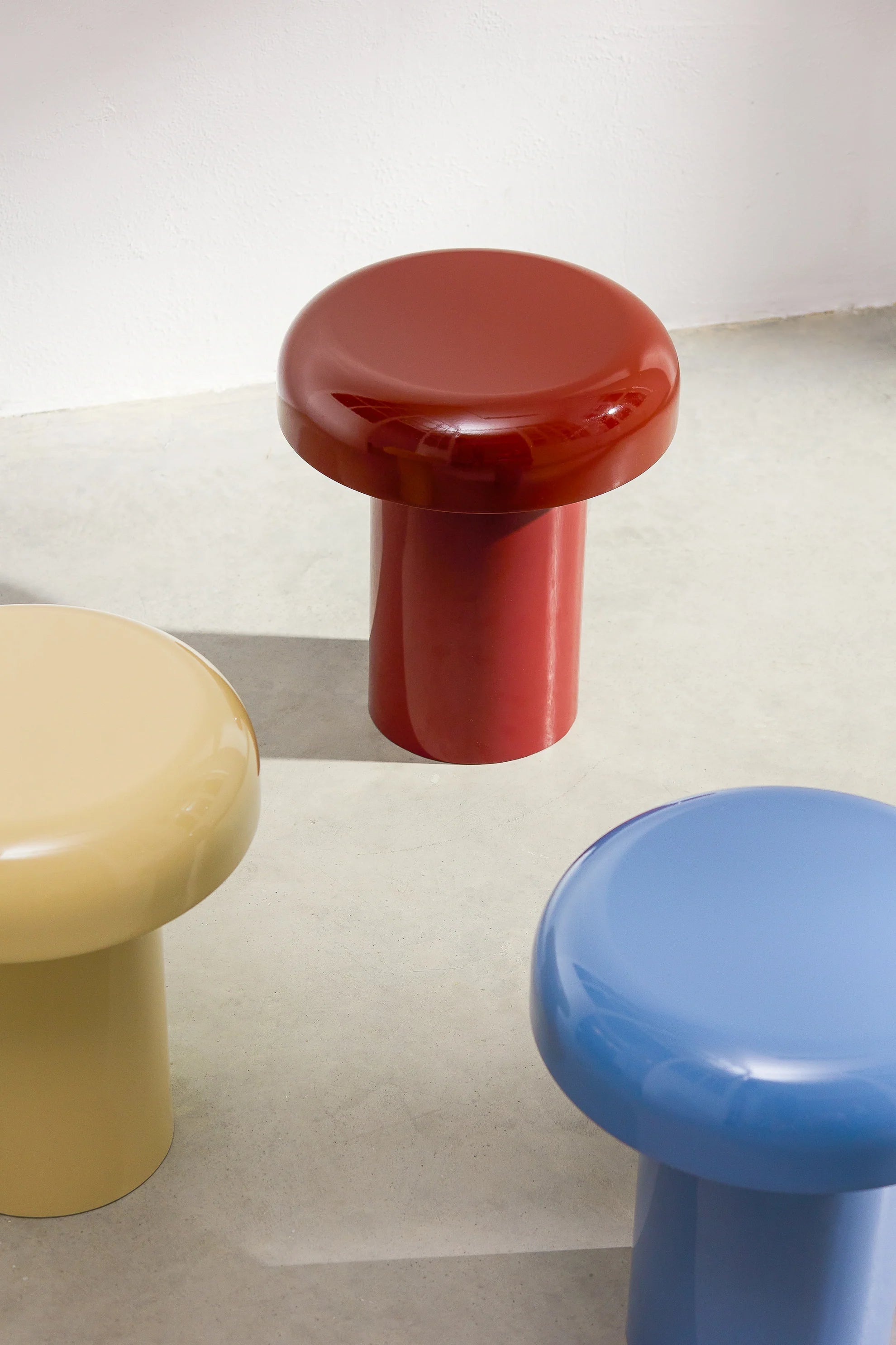 Miko Side Table - Auburn Red