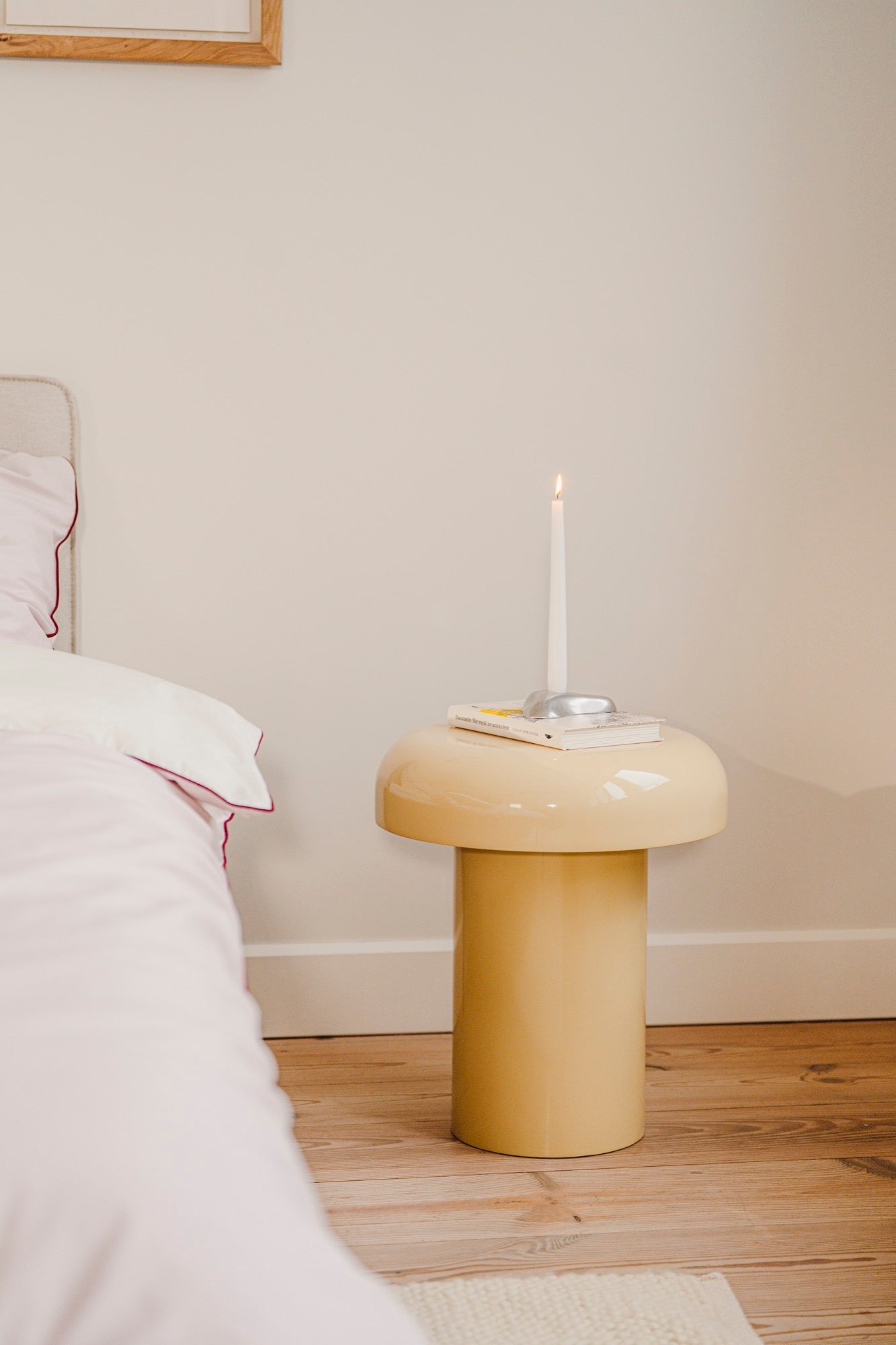 Miko Side Table - Butter Yellow