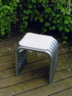 Nokk - Tabouret - Acier Galvanisé - Zinc