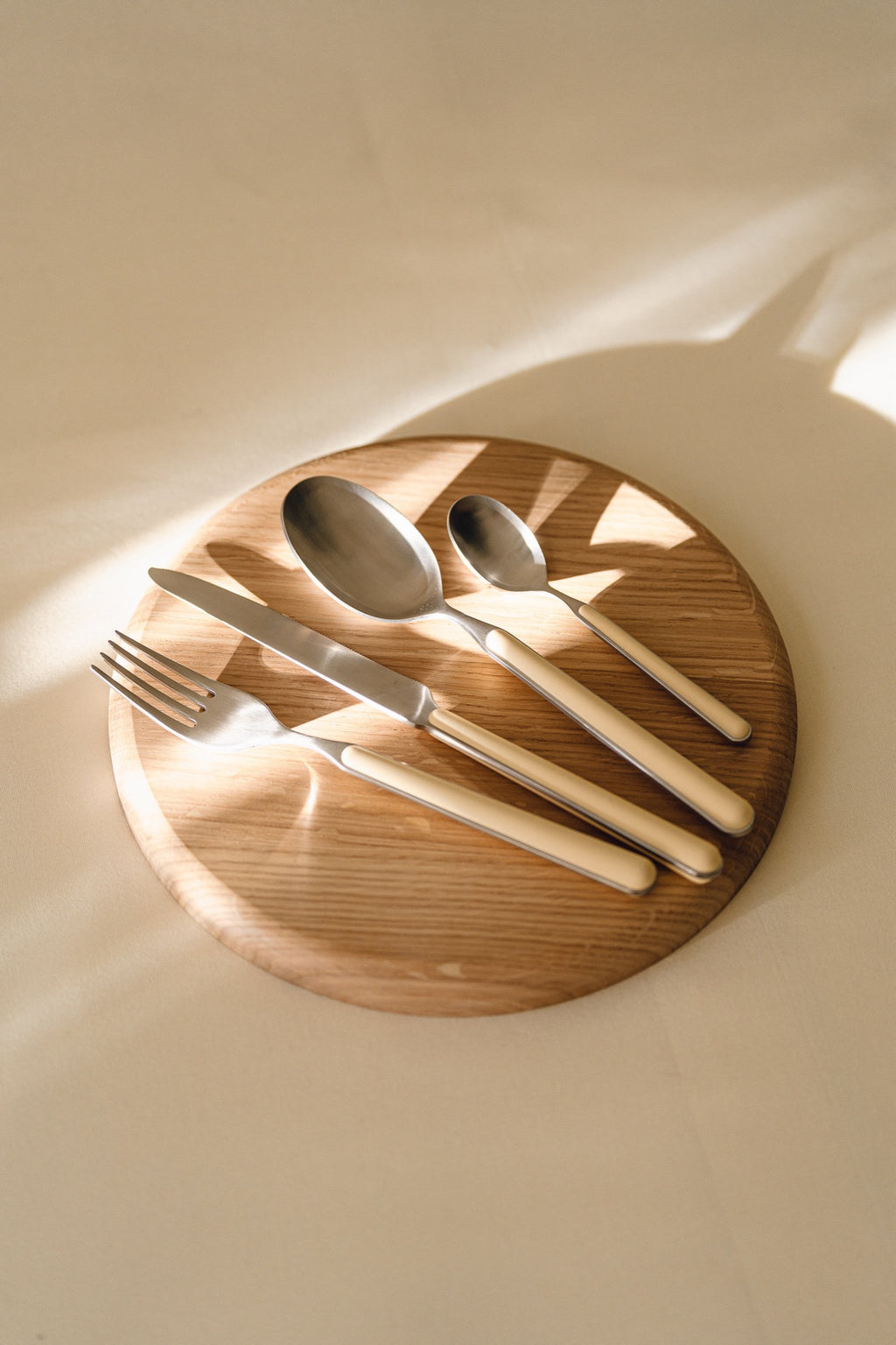 Noli - Cutlery Set for 1 Person - Stainless Steel - Butter Yellow