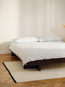 Housse De Couette Plu - Baby Blue & Classic White