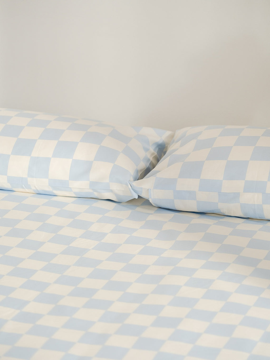 Plu Duvet Cover - Baby Blue & Classic White