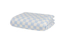 Housse De Couette Plu - Baby Blue & Classic White