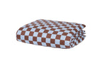 Plu Duvet Cover - Baby Blue & Cocoa Brown