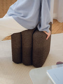 Pouf Radd - Chocolate Brown Boucle