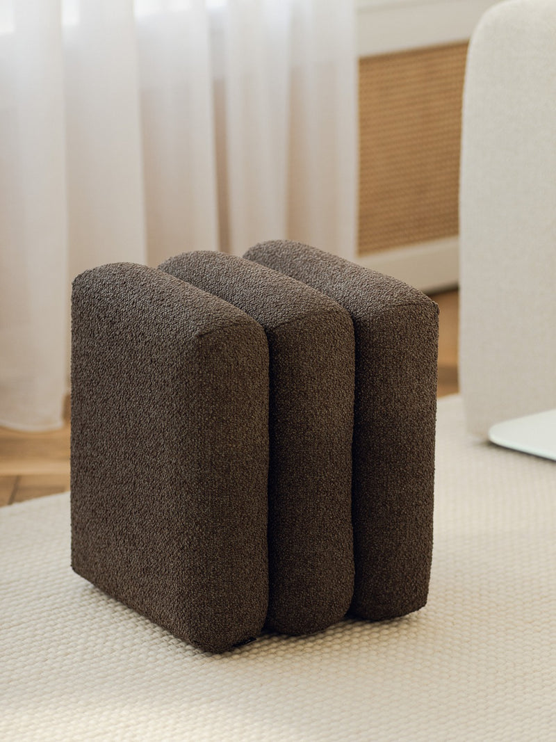 Pouf Radd - Chocolate Brown Boucle