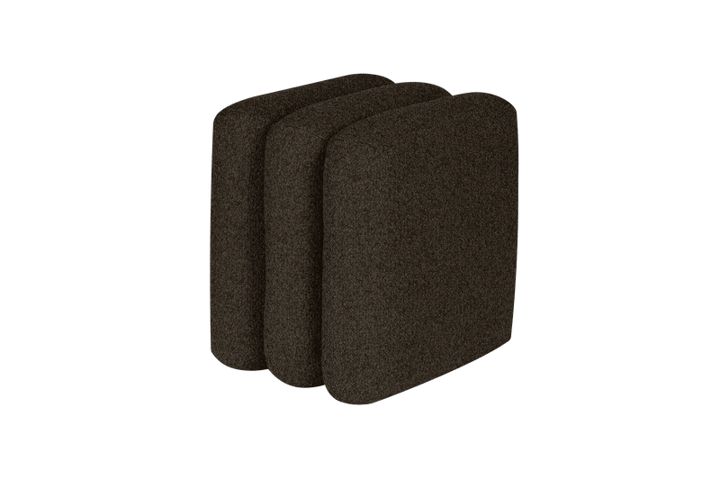 Pouf Radd - Chocolate Brown Boucle