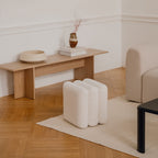Radd - Pouf - Polyester - Cloud-Beige