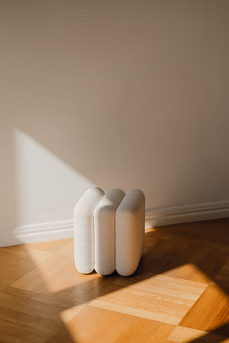Radd - Pouf - Polyester - Cloud-Beige