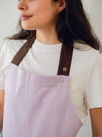 Delantal Rubi - Lavender‚ Green & Brown