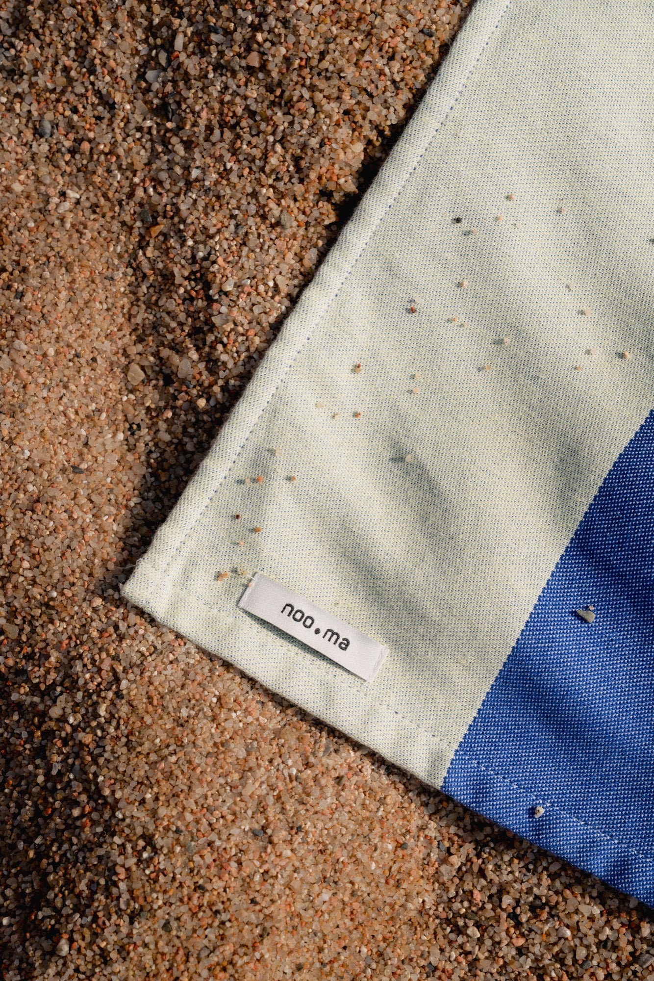 Su Beach Towel - Lime & Blue