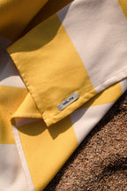 Su Beach Towel - Yellow & Beige