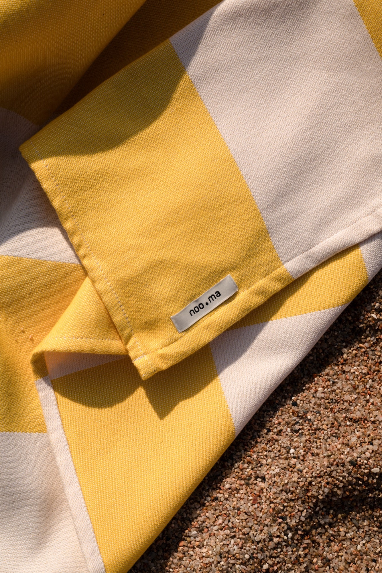 Su Beach Towel - Yellow & Beige