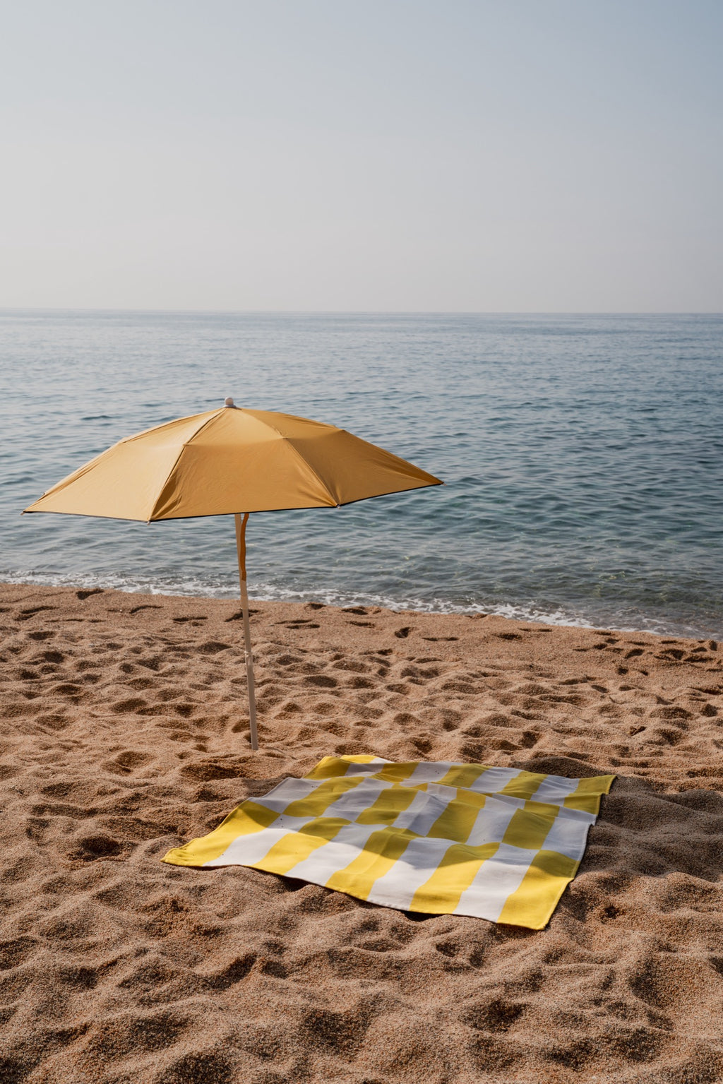 Su Beach Towel - Yellow & Beige