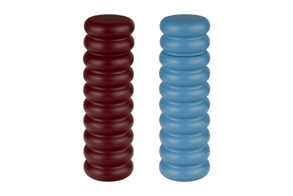 Set of 2 Suli Mills - Burgundy & Blue